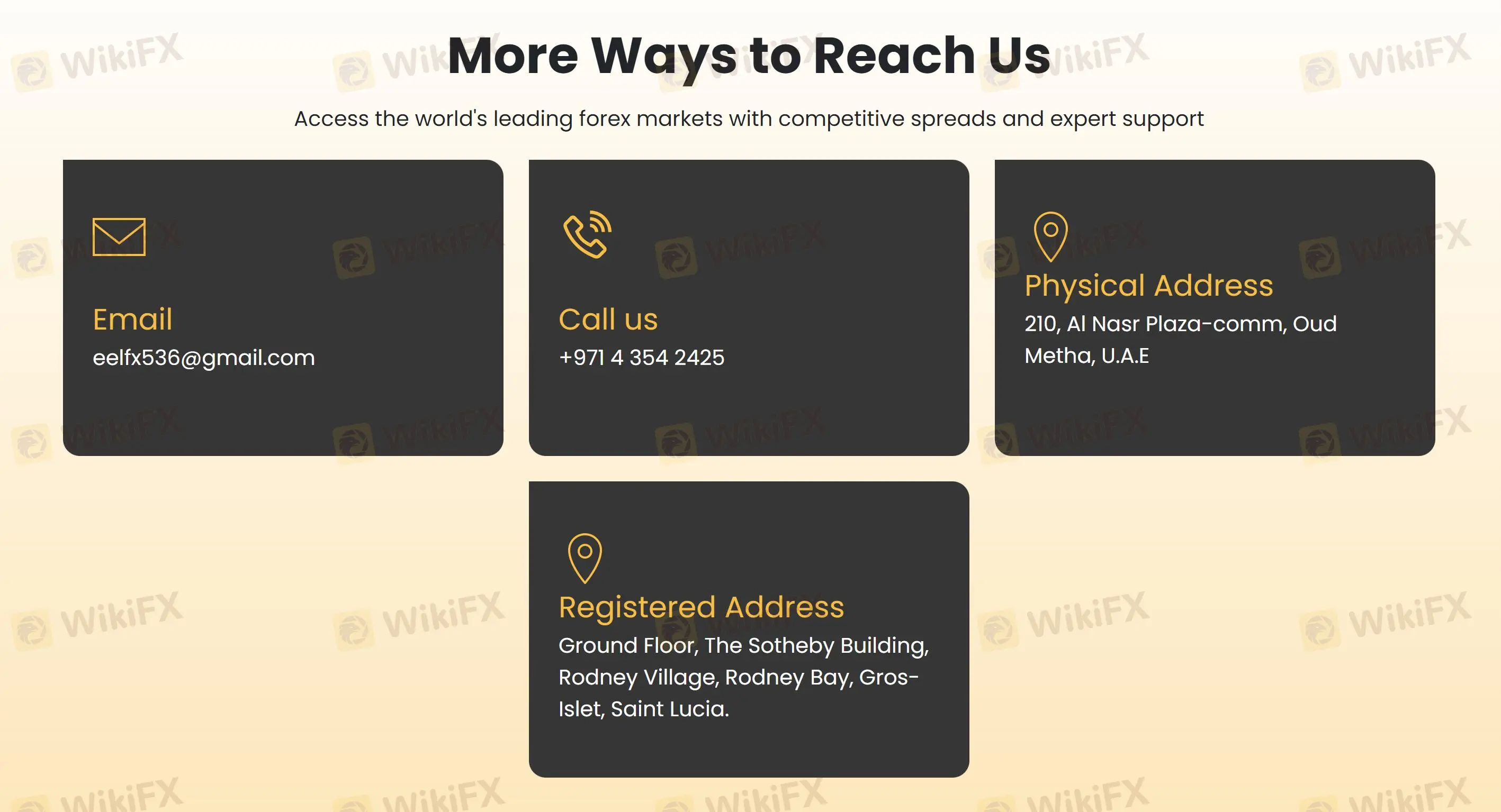 Customer Support Options