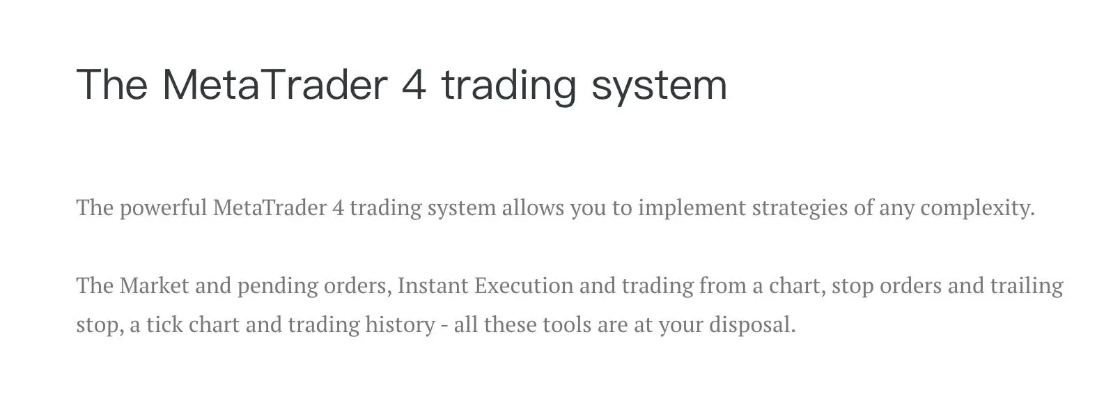 Trading Platform Trading Platform