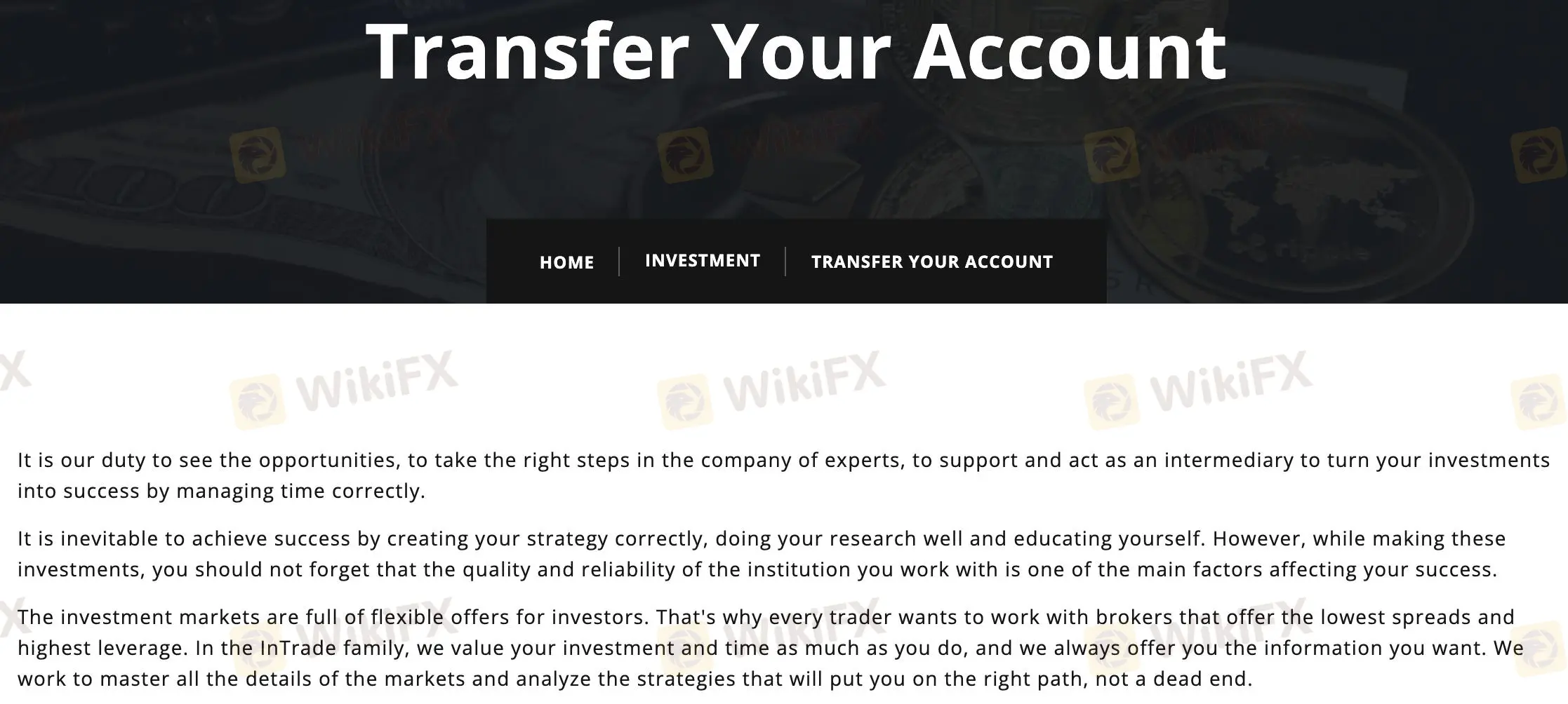 Deposit and Withdrawal