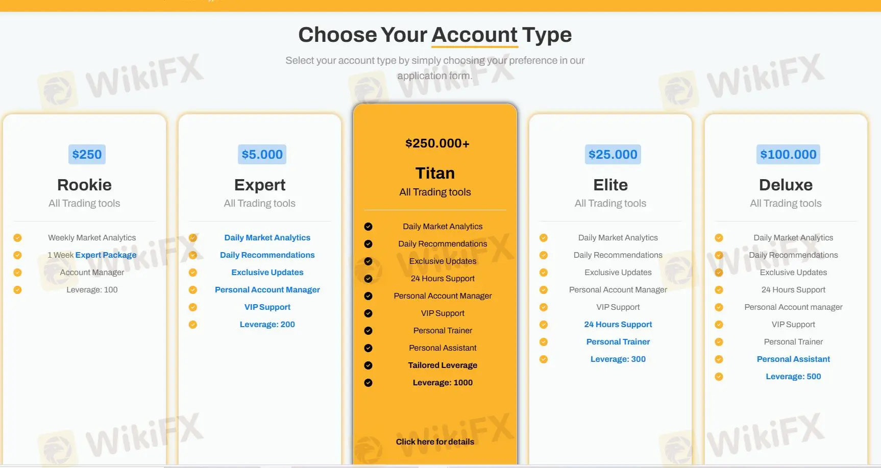 Account Type Account Type