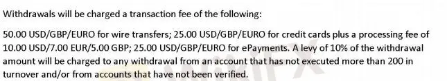 Deposit and Withdrawal