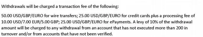 Deposit and Withdrawal