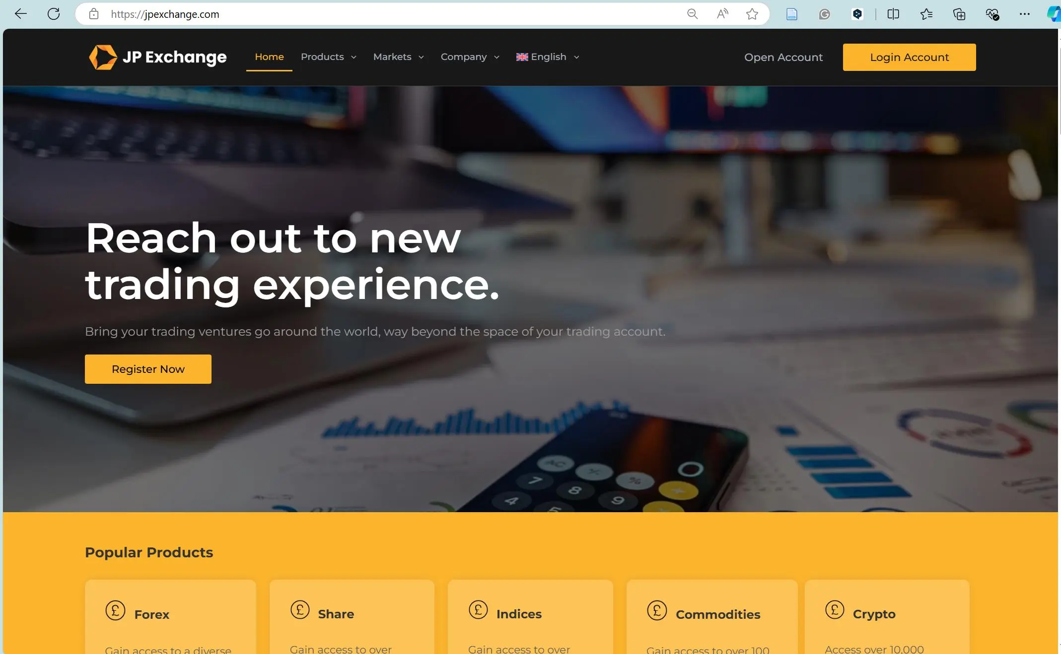 Trang chủ của JP Exchange Trang chủ của JP Exchange