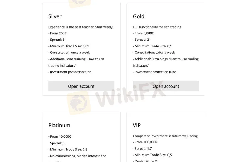 Account comparison