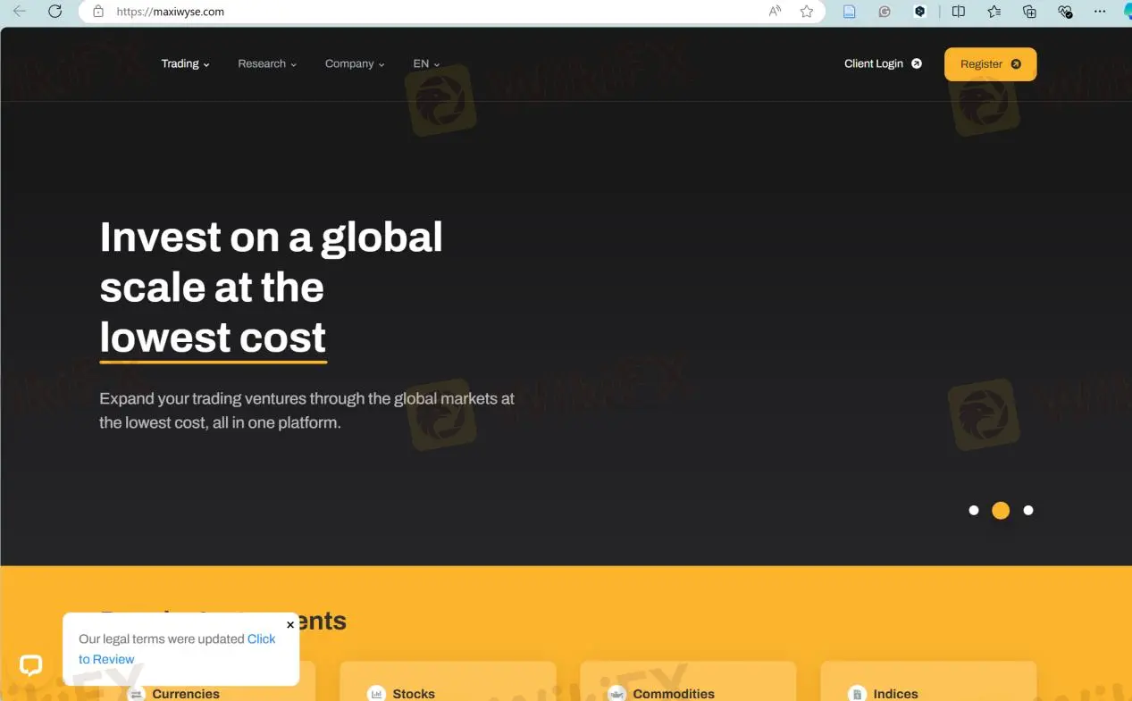 MaxiWyse의 홈페이지