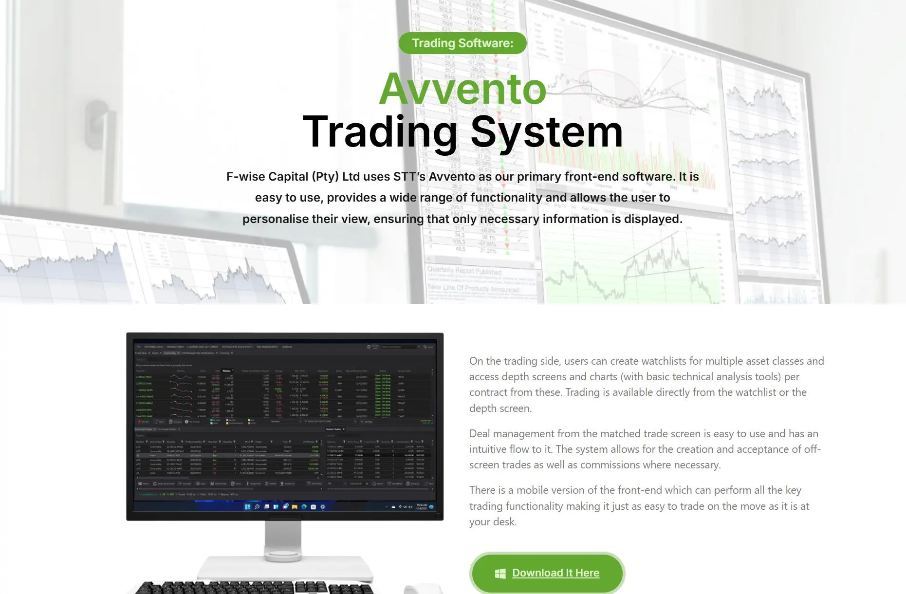 Avvento Trading System Avvento Trading System