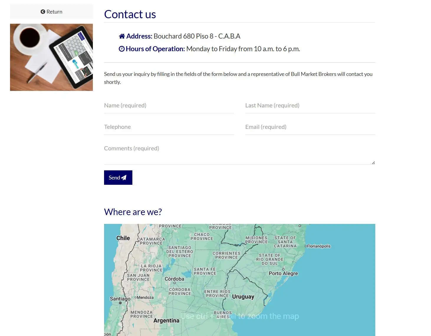 Contact form
