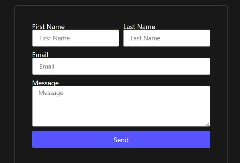 Contact form