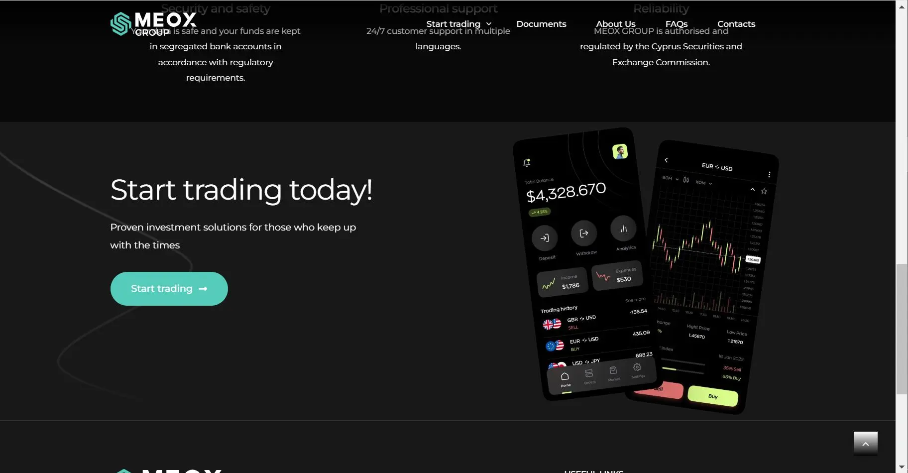 MEOX GROUP 交易平台