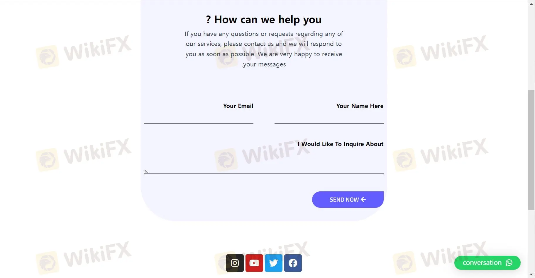 Contact info Contact info