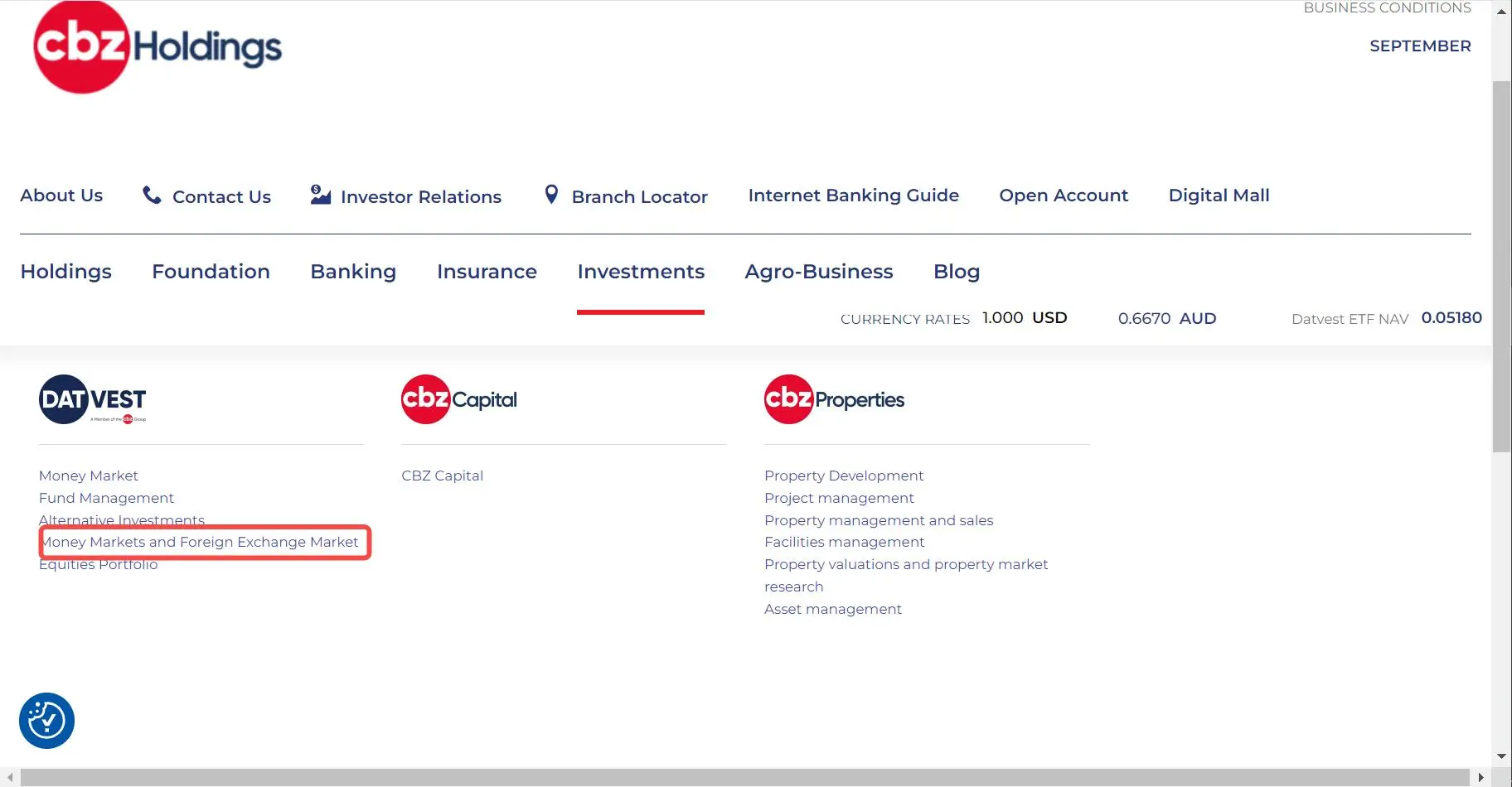 Ano ang Maaari Kong I-trade sa CBZ Holdings? Ano ang Maaari Kong I-trade sa CBZ Holdings?