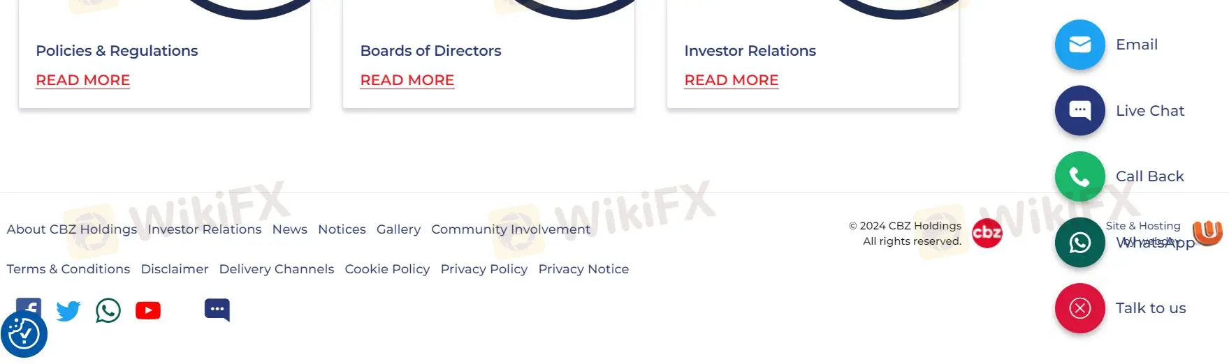 在CBZ Holdings上可以交易什么？