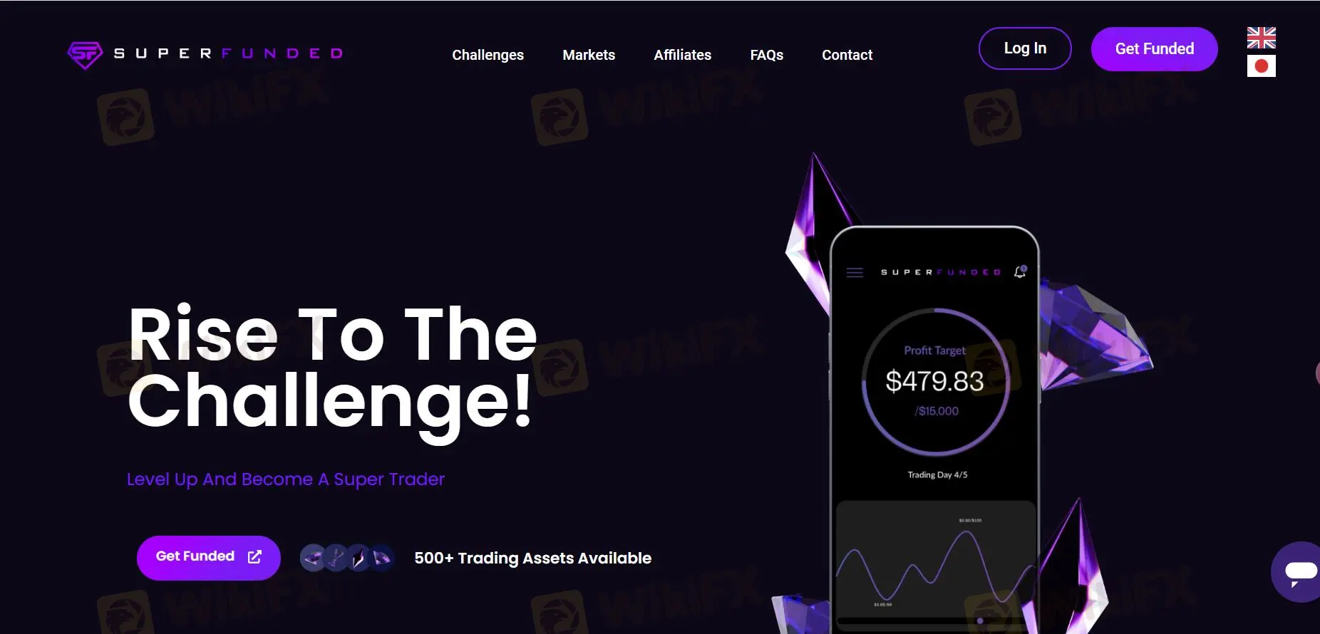 SuperFunded's homepage