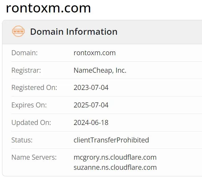 Domain information Domain information