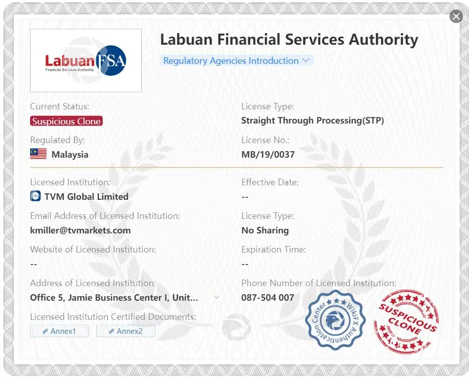 Suspicious clone LFSA license Suspicious clone LFSA license