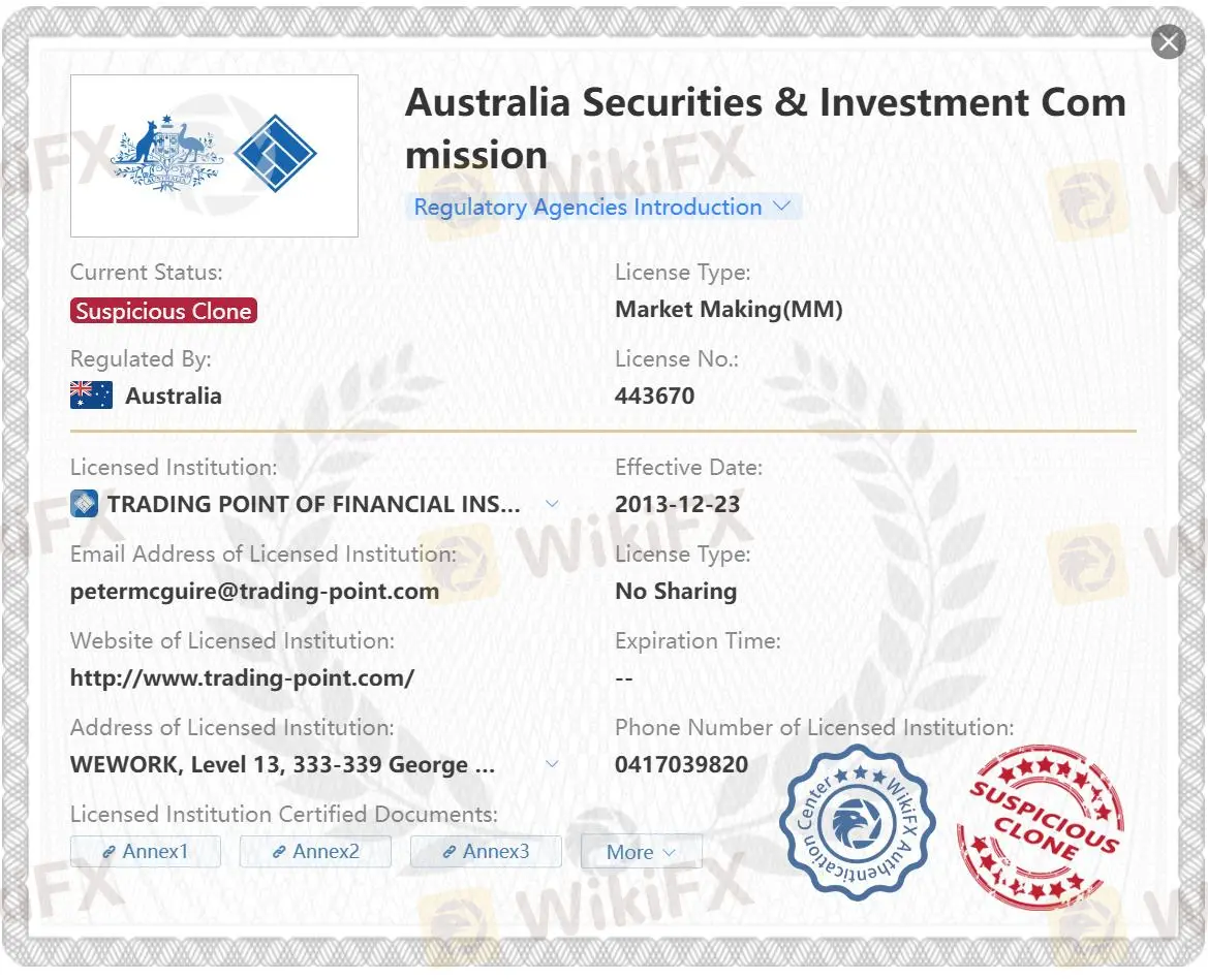 Suspicious clone ASIC license