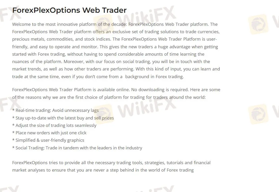 Web Trader