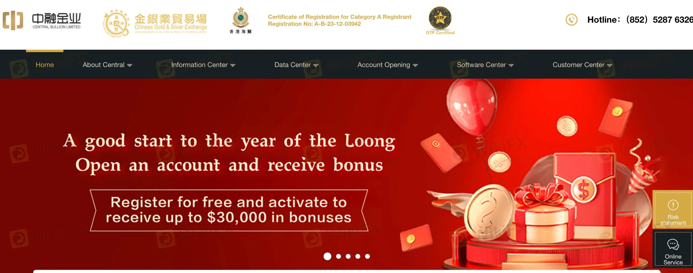 CENTRAL BULLION ข้อมูล