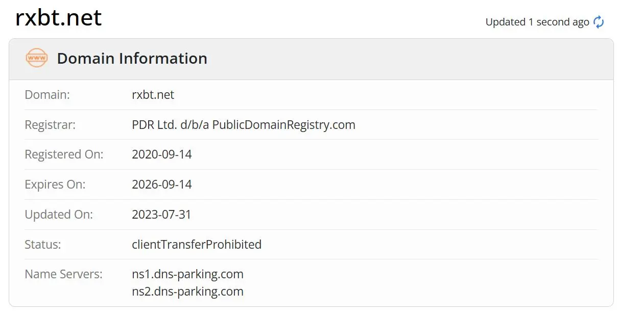 Domain information