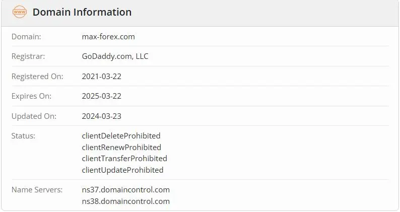 Ist MAX FOREX seriös?