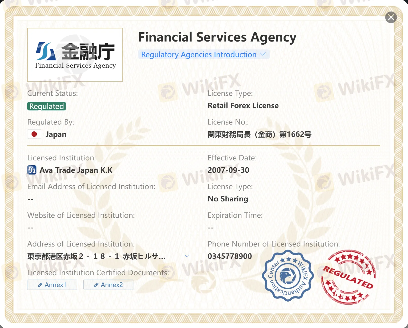 Regulated by FSA Regulated by FSA