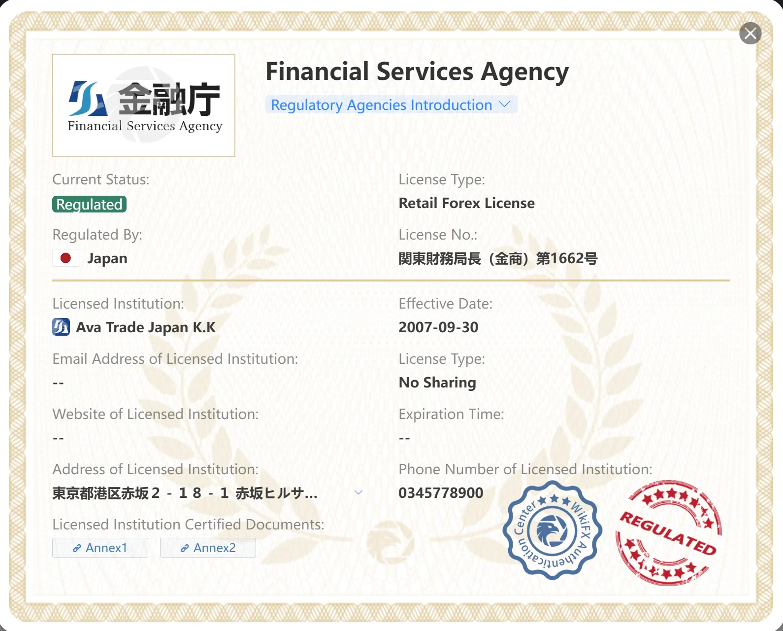 Regulated by FSA Regulated by FSA