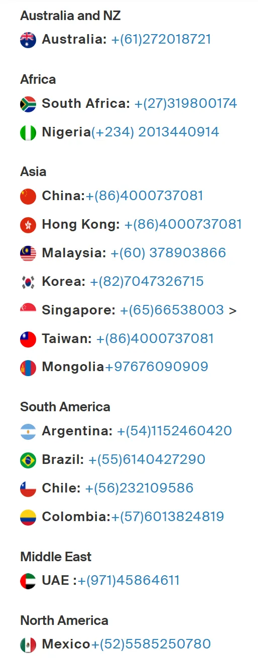 Contact info Contact info