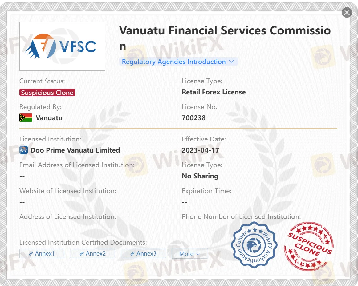 Şüpheli klon VFSC lisansı