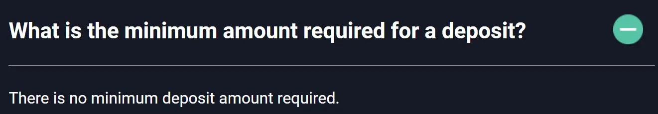 Deposit and Withdrawal