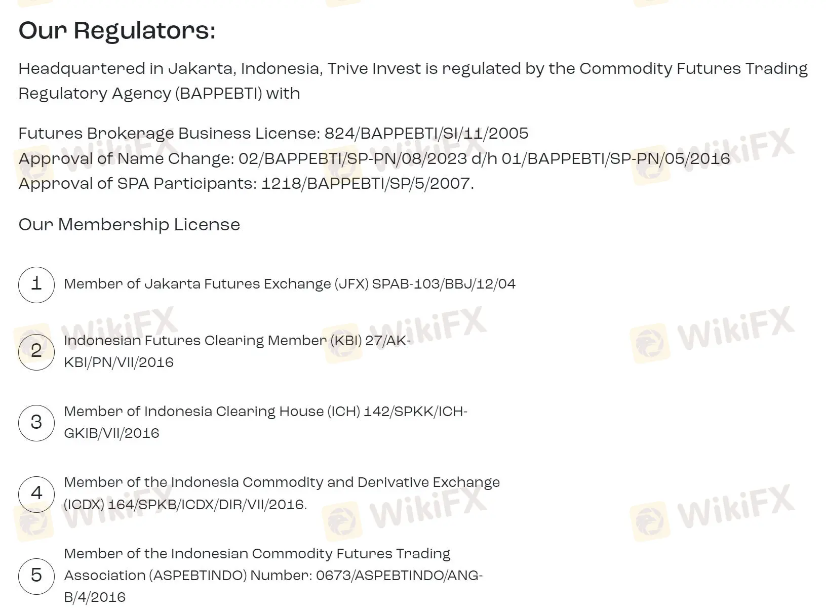 Trive Invest có đáng tin cậy không?