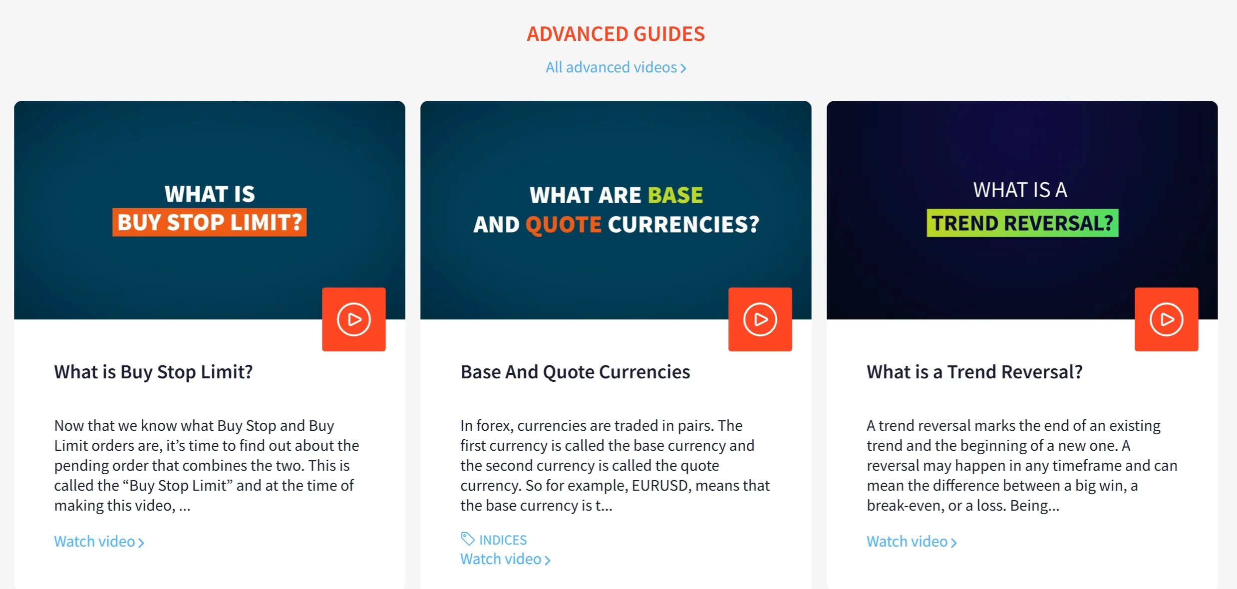 Advanced guides Advanced guides