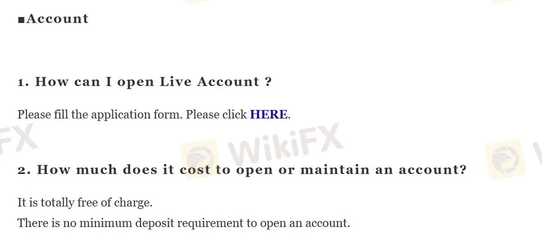 Account FAQ Account FAQ