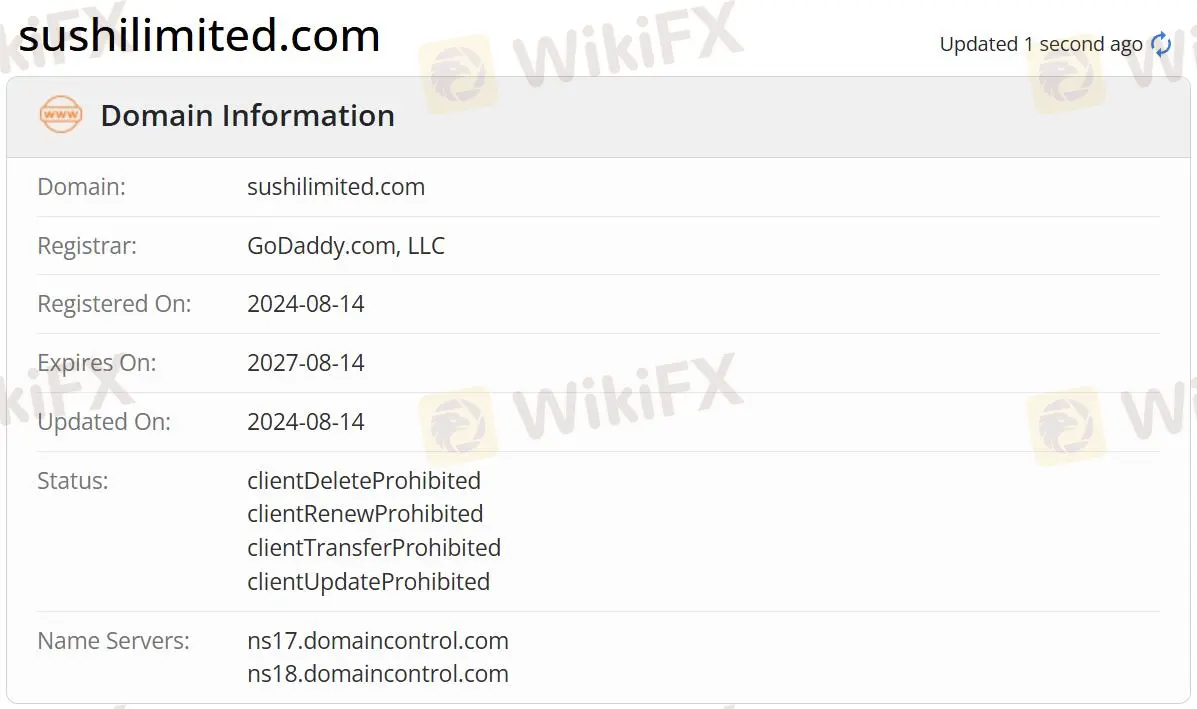 Informations sur le domaine