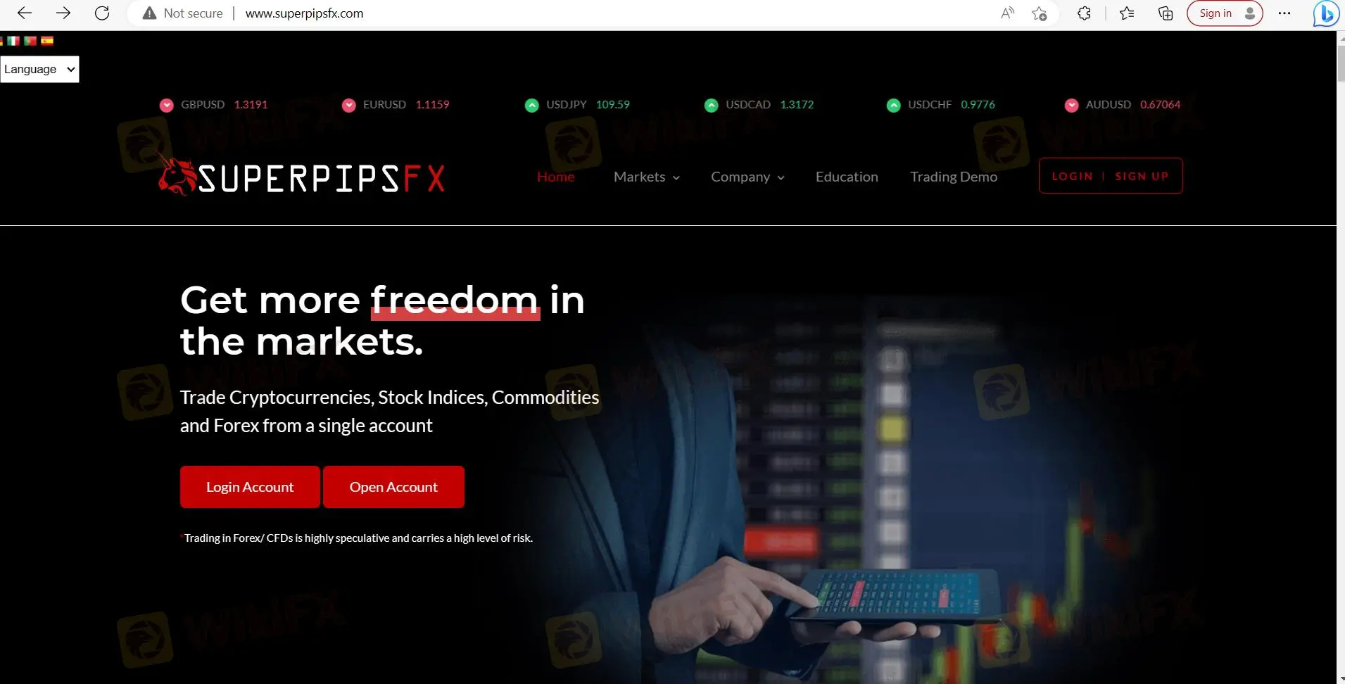 Superpipsfx'Sホームページ