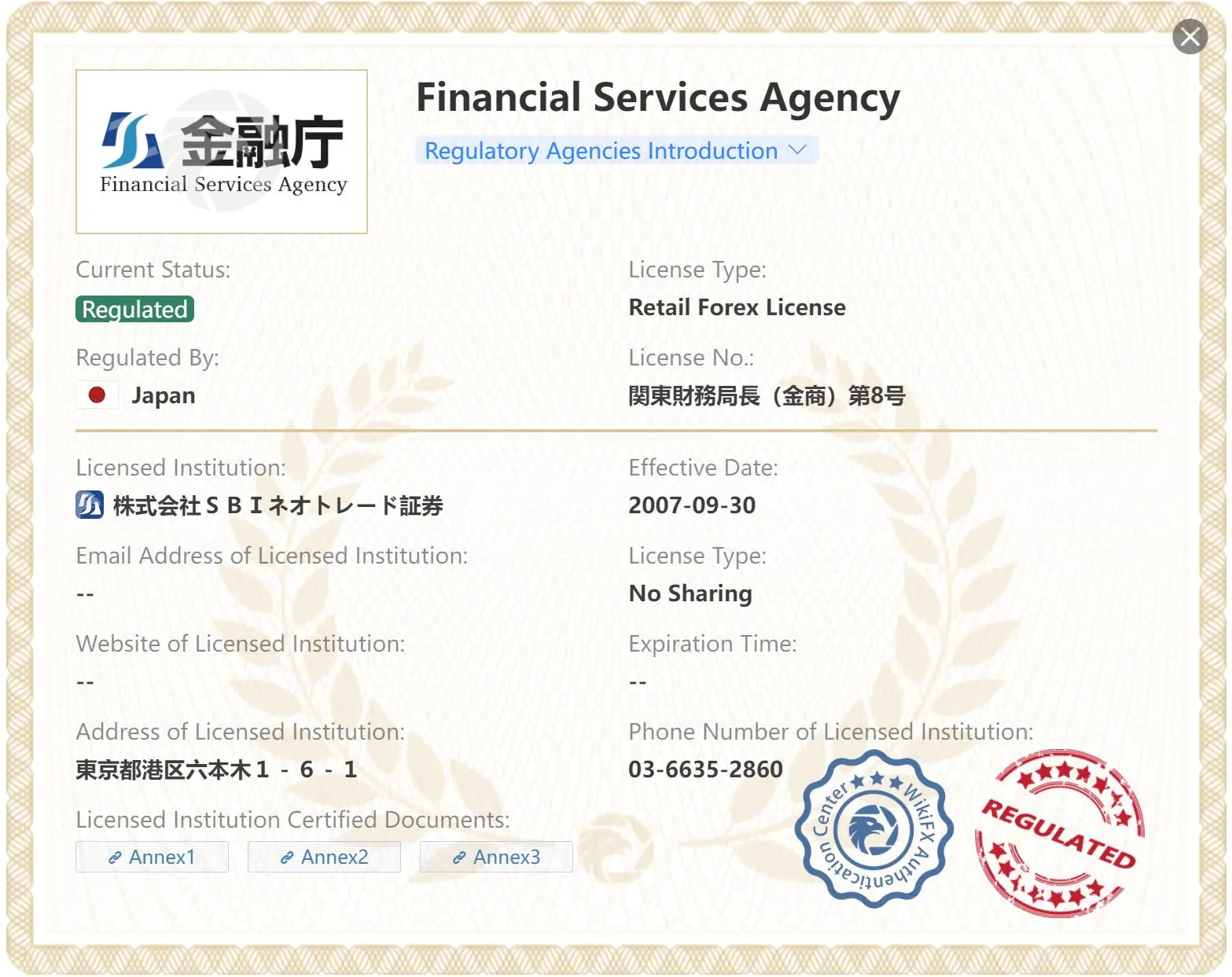 Ist Vedika Securities legal?