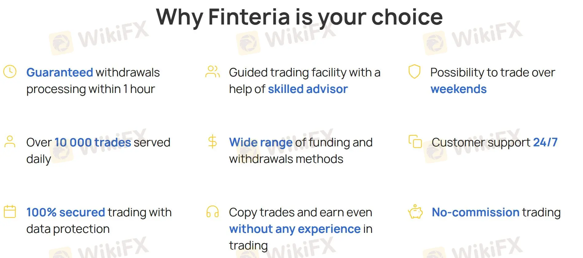 Finteria 费用