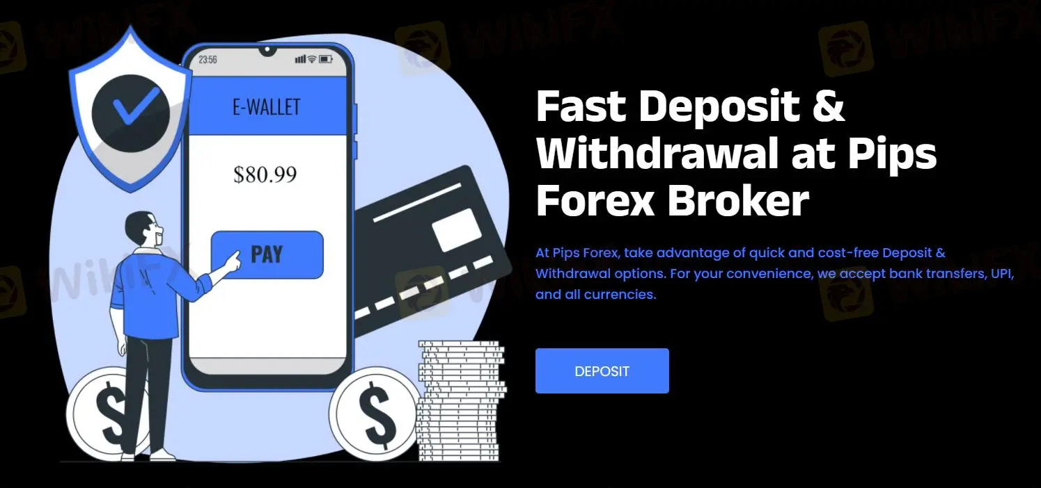 Deposit and Withdrawal