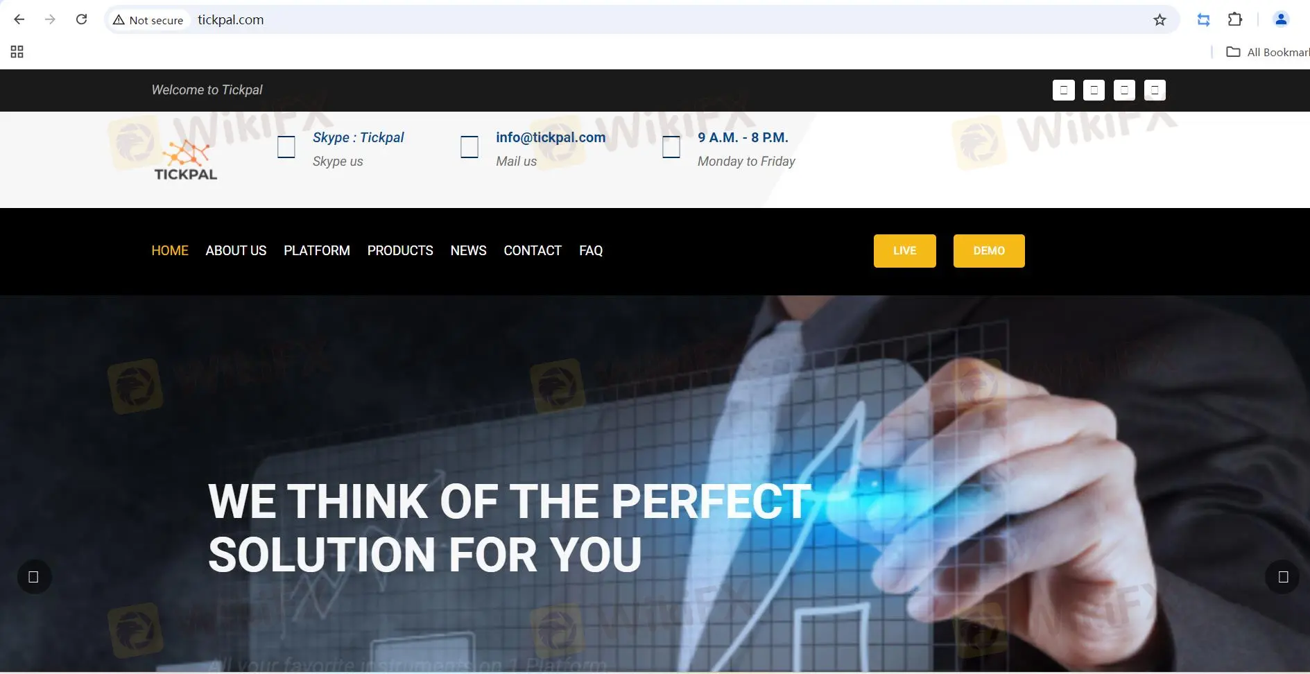 Tickpal's homepage Tickpal's homepage