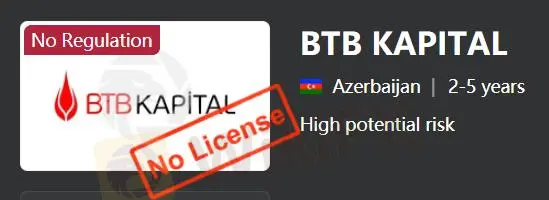 Является ли BTB KAPITAL законным? Является ли BTB KAPITAL законным?