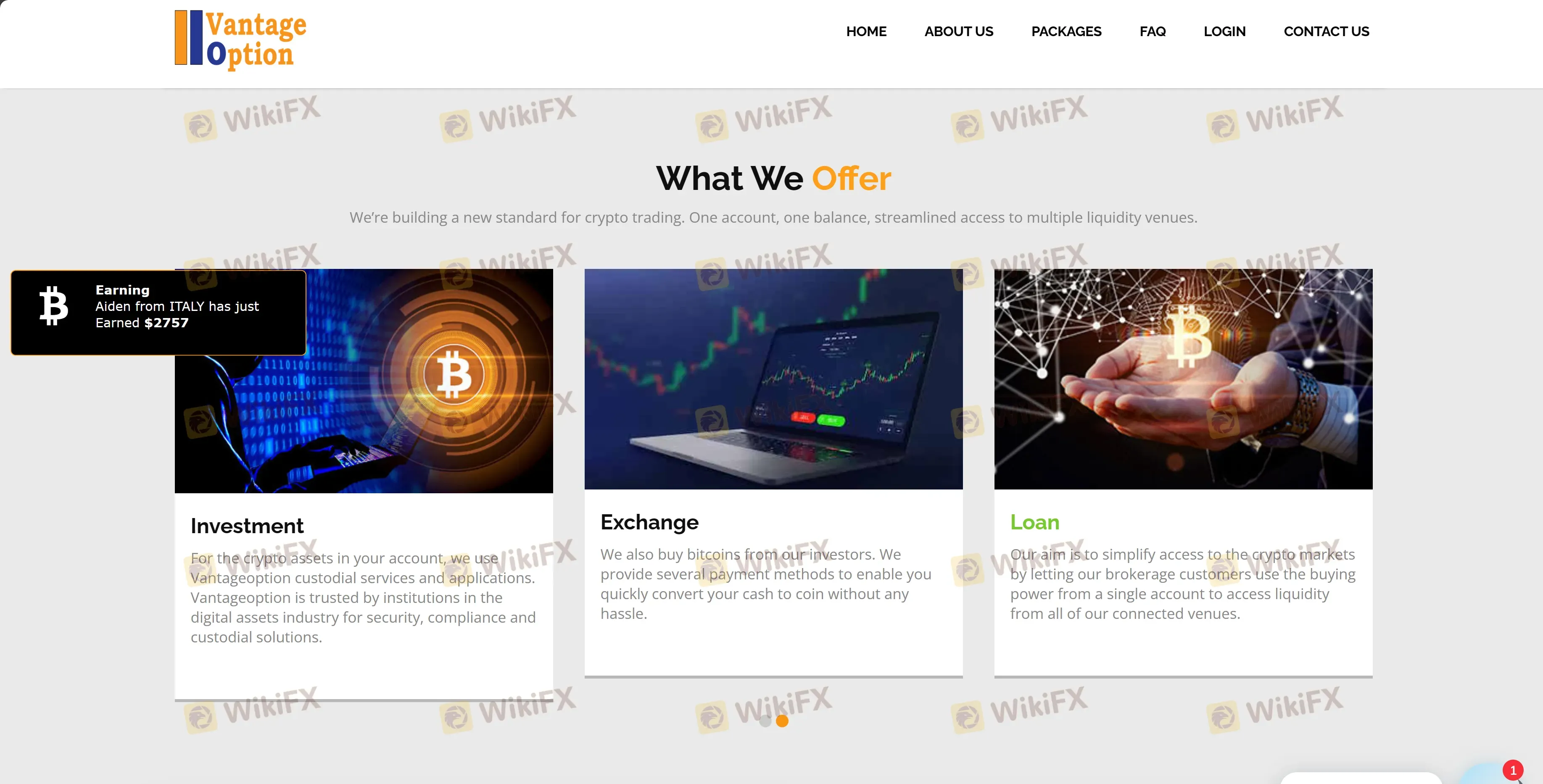 Apa yang Dapat Diperdagangkan di Vantageoption?
