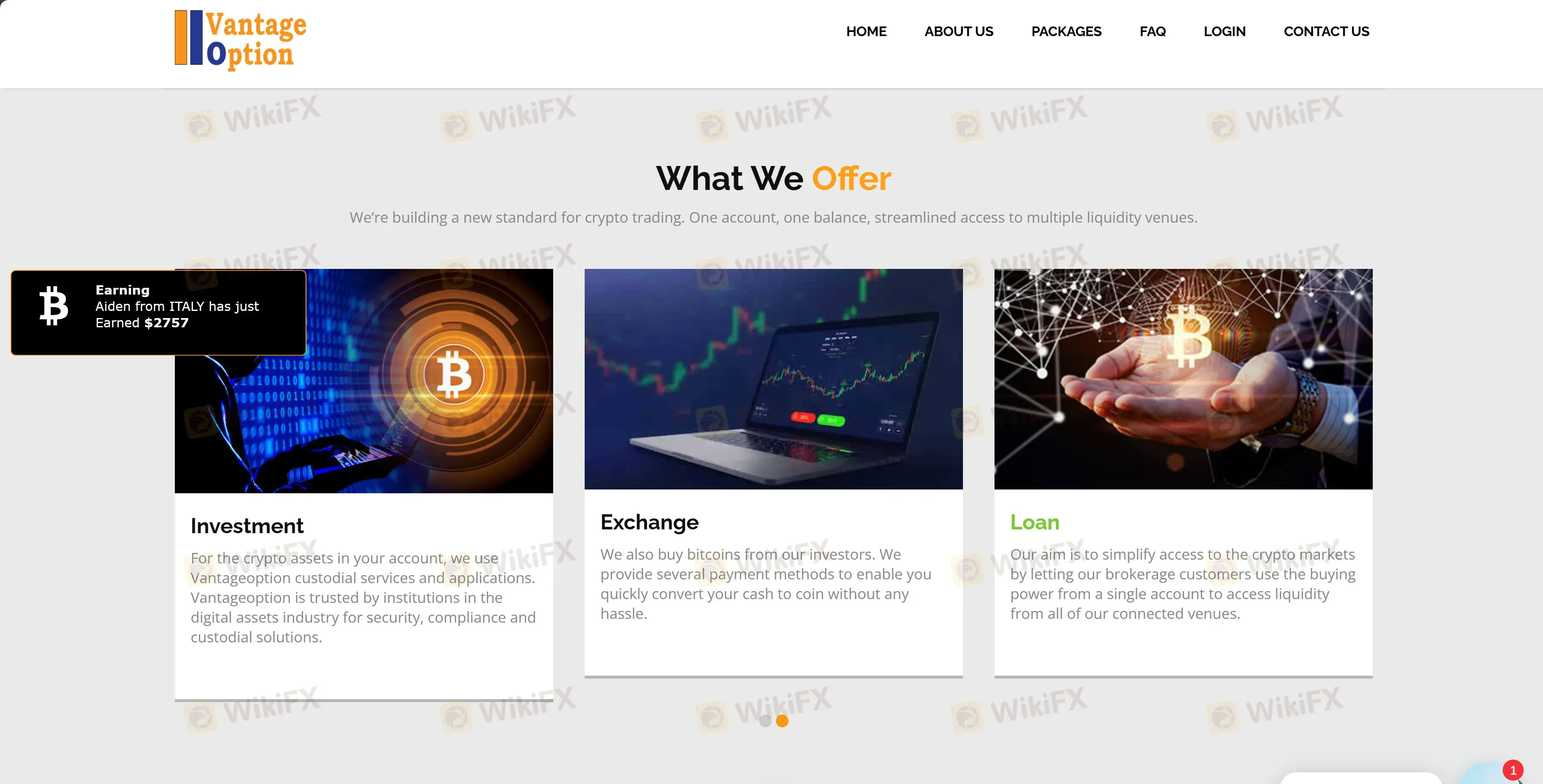 Apa yang Dapat Diperdagangkan di Vantageoption?