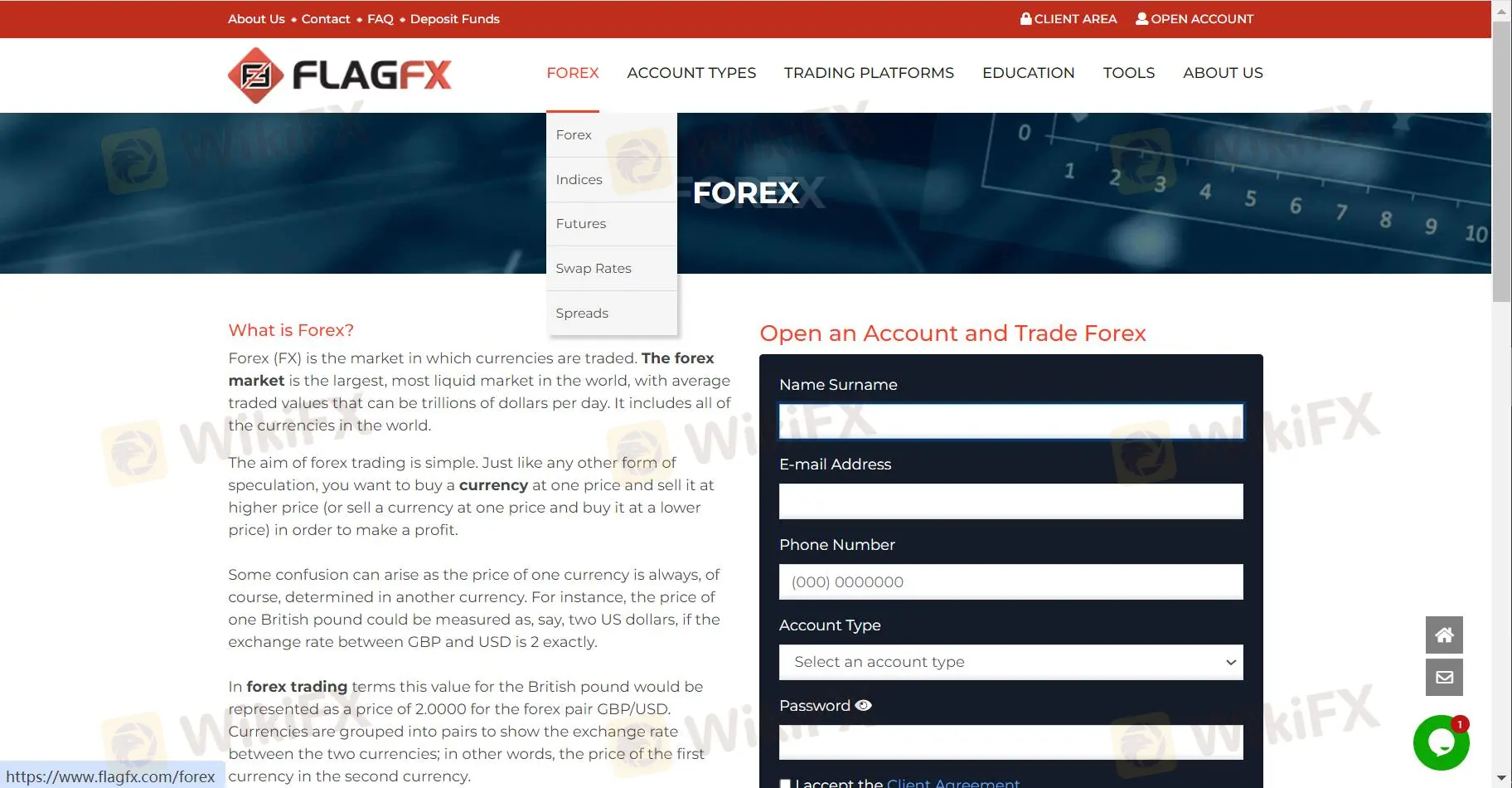 What Can I Trade on Flag FX?