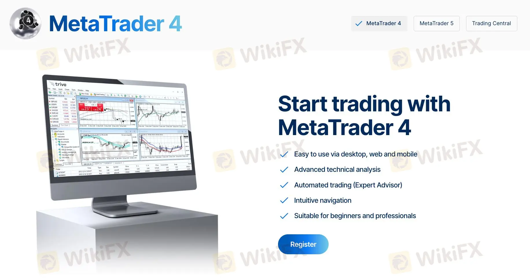 MetaTrader 4（MT4）