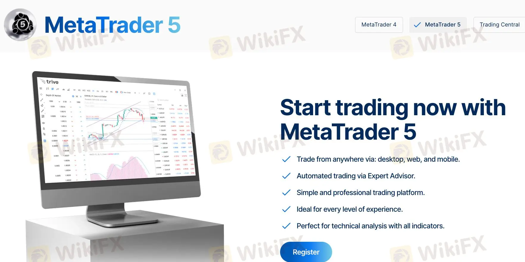 MetaTrader 5（MT5）