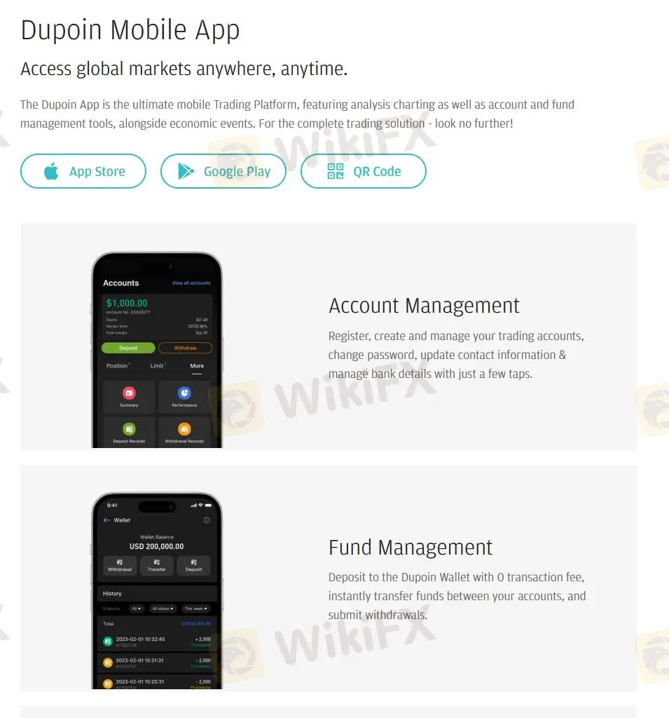 Dupoin app