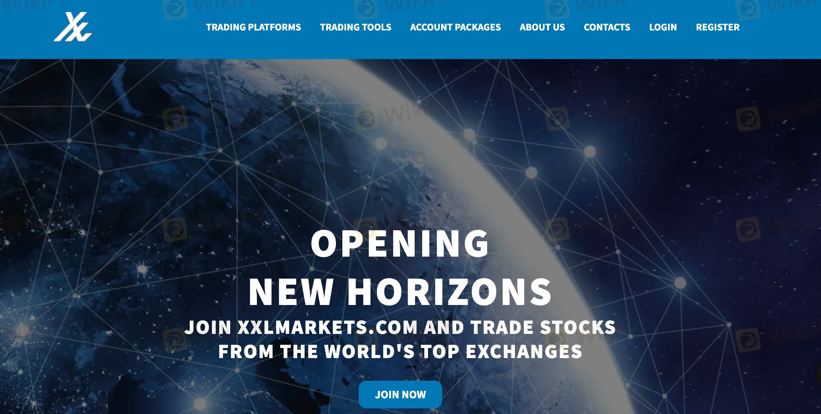 XXLMARKETS' homepage