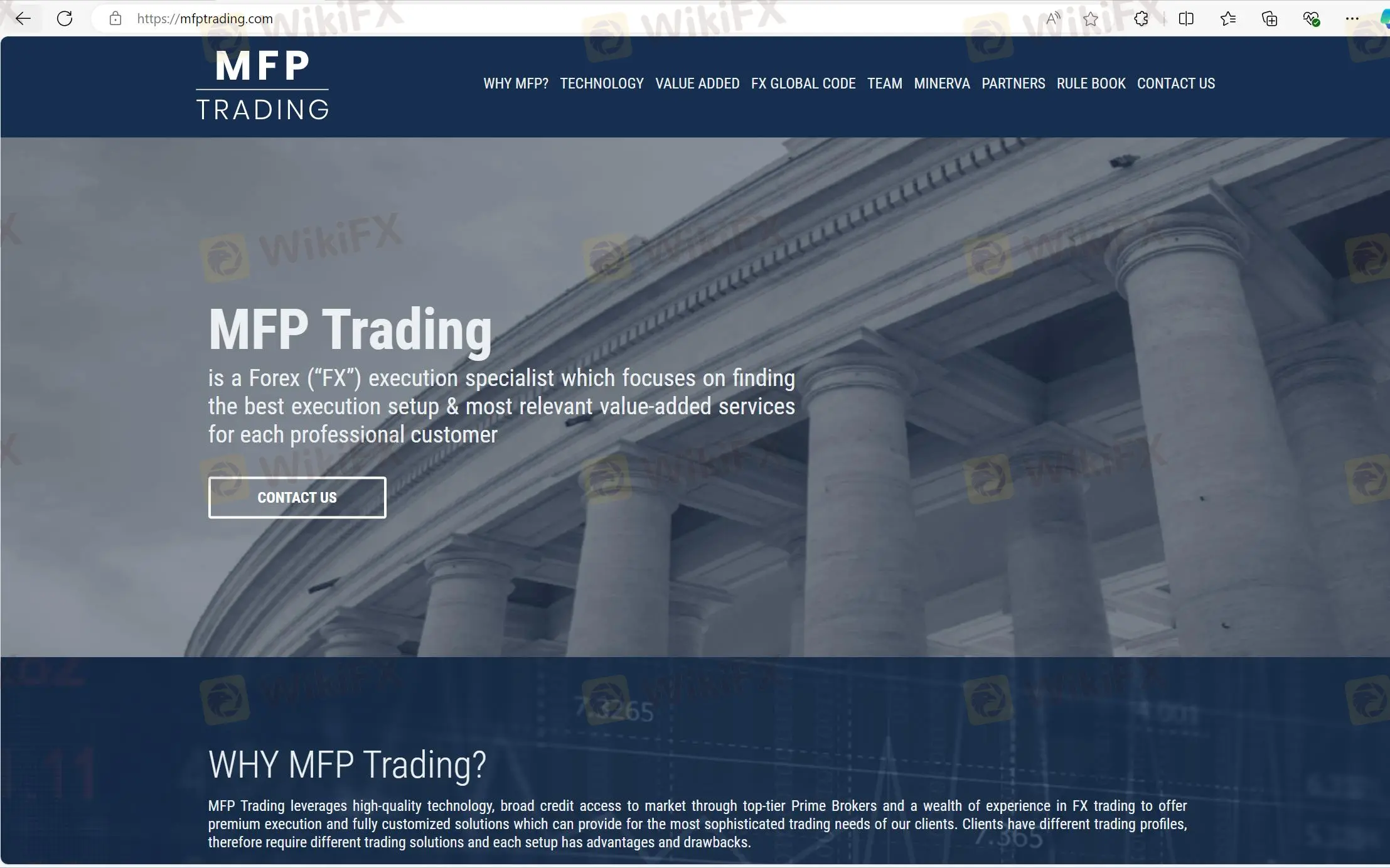 MFP Trading's होमपेज MFP Trading's होमपेज