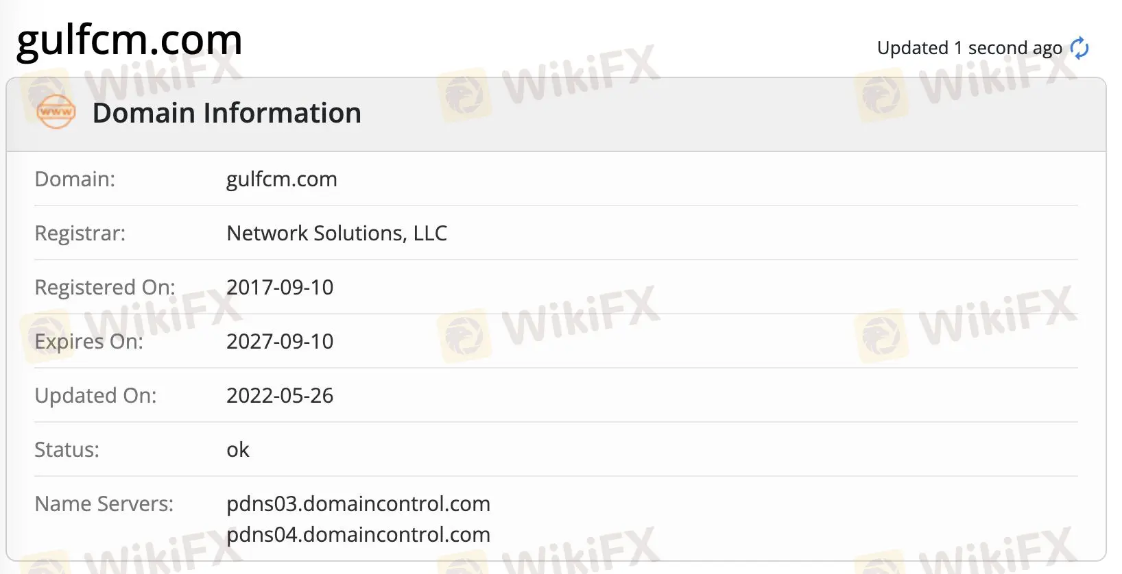 Domain information