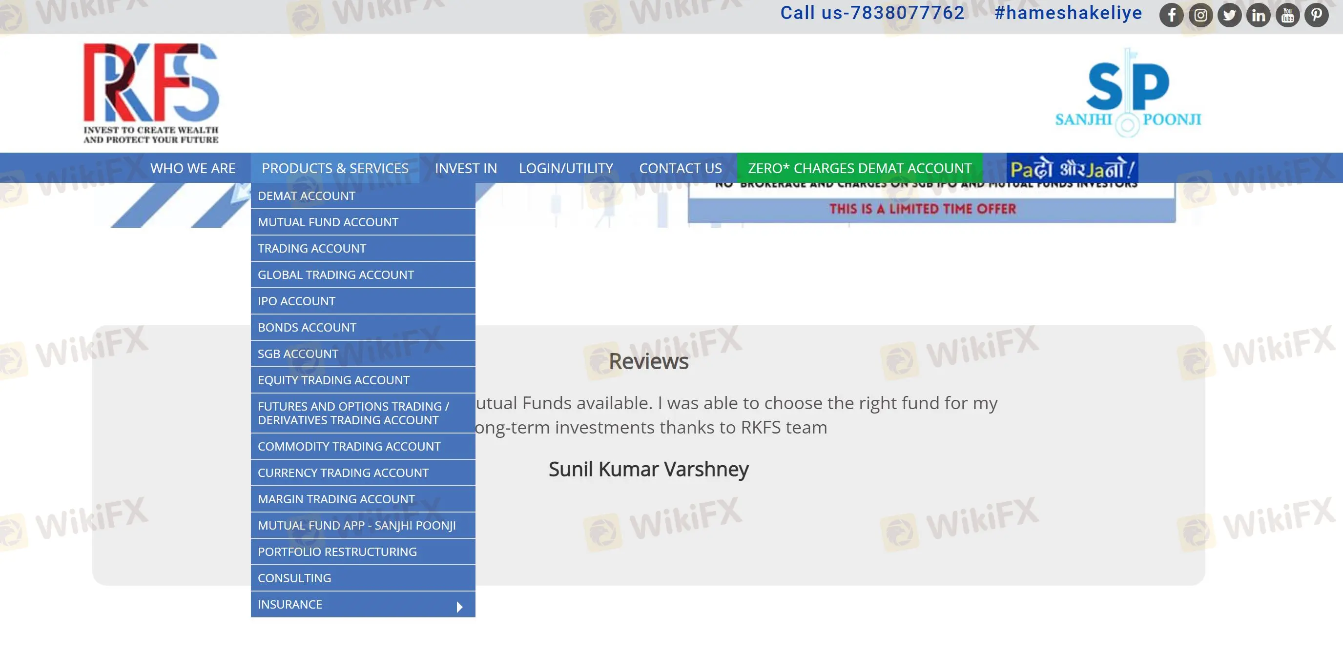 What products and services does RKFS have?