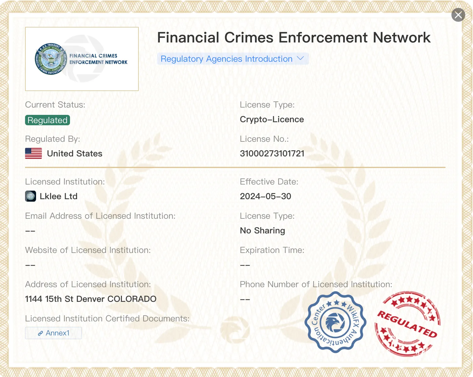 FinCEN FinCEN